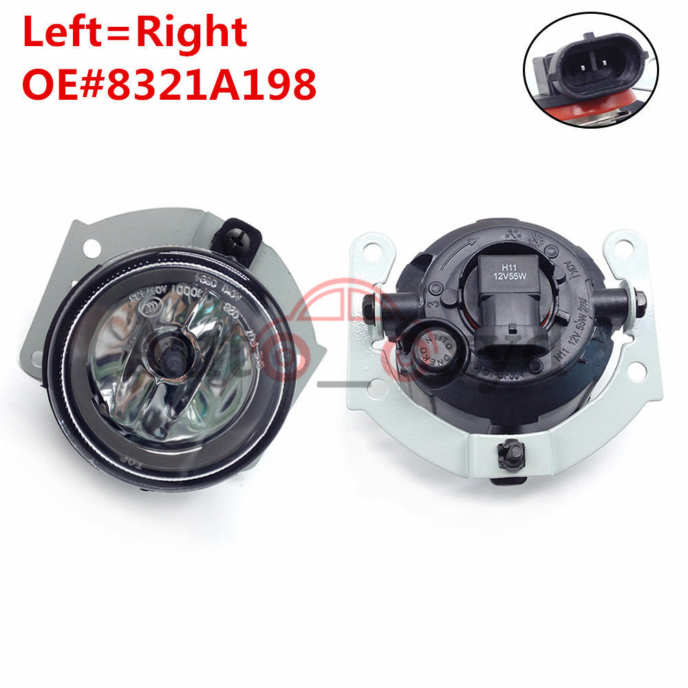 8321A198 Front Fog Light Lamp L=R 08-15 for Mitsubishi Lancer Sportback 2.0 2.4L
