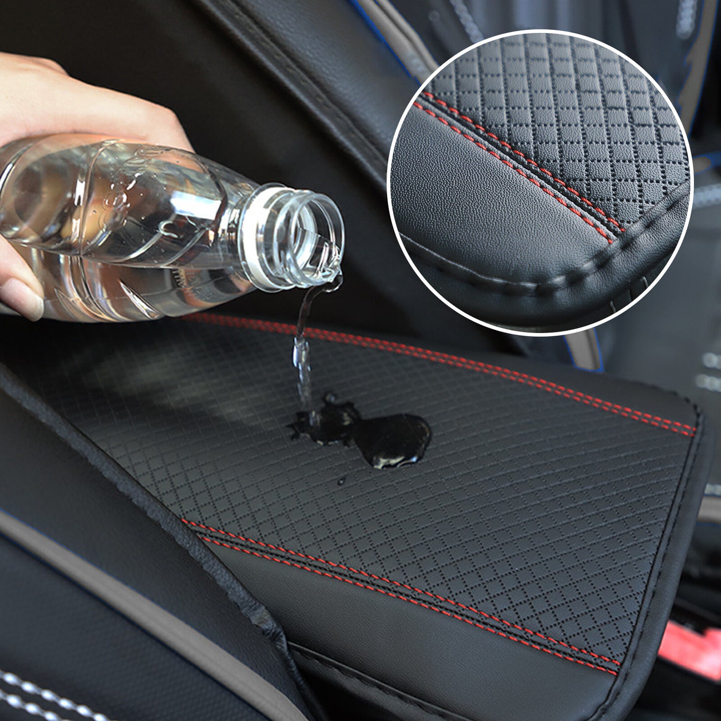 Car Armrest Cushion Cover Center Console Box Pad Protector Trims Accessories