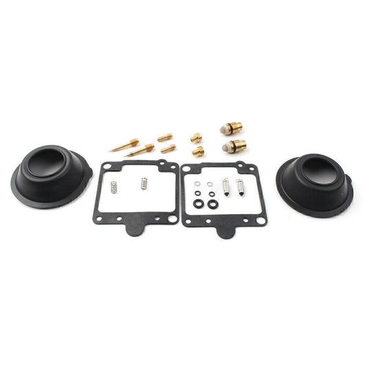 2 SETS Fit XV750 Virago 750 Carburetor Rebuild Kit Plunger Diaphragm Q