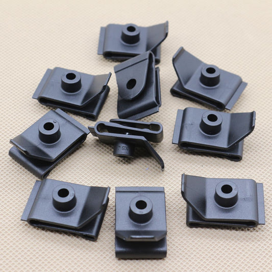 10Pcs Bumper Cover Retainer Clip U Nut for Toyota for Lexus 90467-05138, 53879-17020 Q