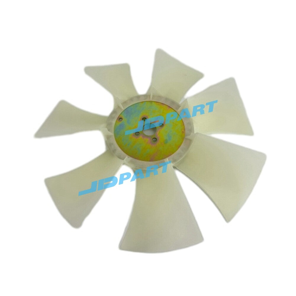 7-blade, 4-hole, 4TNV94L fan blades are suitable for excavator engine parts.