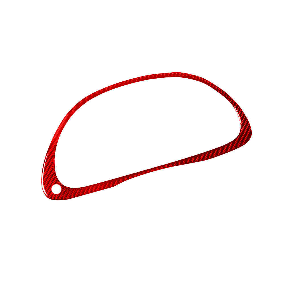 Red Carbon Fiber Interior Central Console Cover Trim for Lexus RX300 1998-2003 v