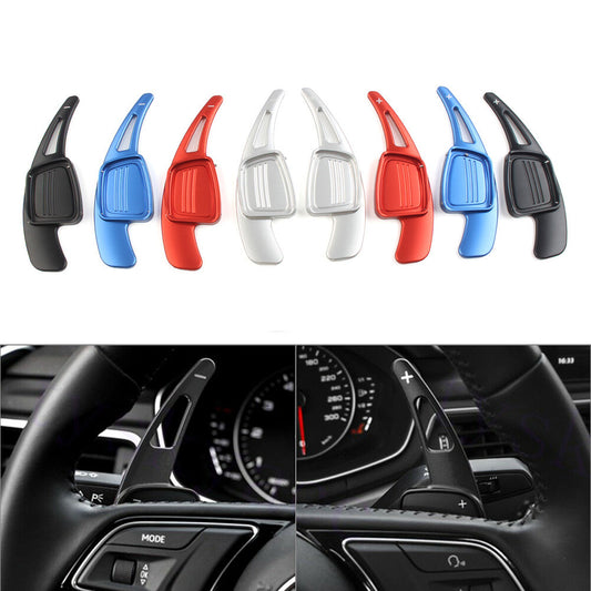 2xSteering Wheel Shift Paddle Shifter Fit for Audi A3 A4L for A5 A6L S3 S4 Q2 Q5L Q7 TTS