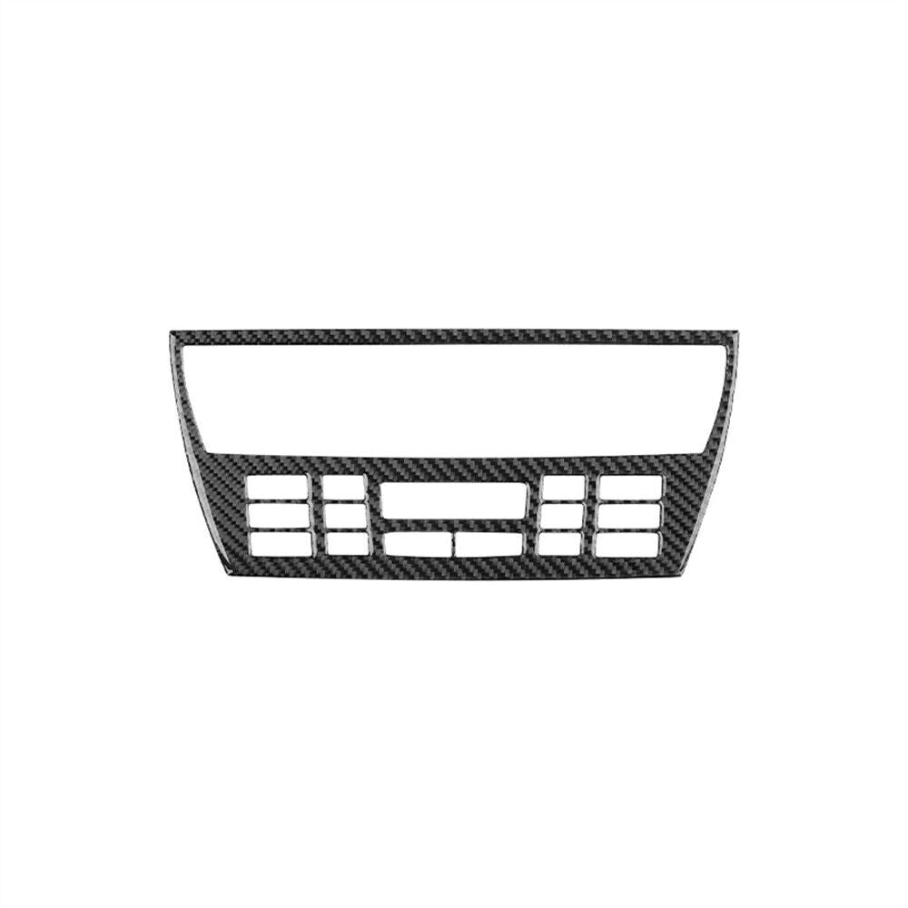 Carbon Fiber CD Panel Outer Frame Decorative Cover Trim For X3 2004-2010 New n