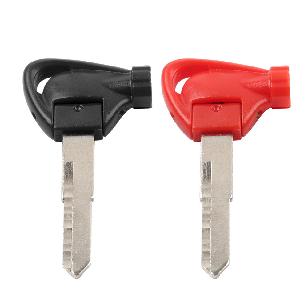 2x Right Ignition Key Blank Shell Case Uncut Blade for Yamaha Motorbike Scooter Q
