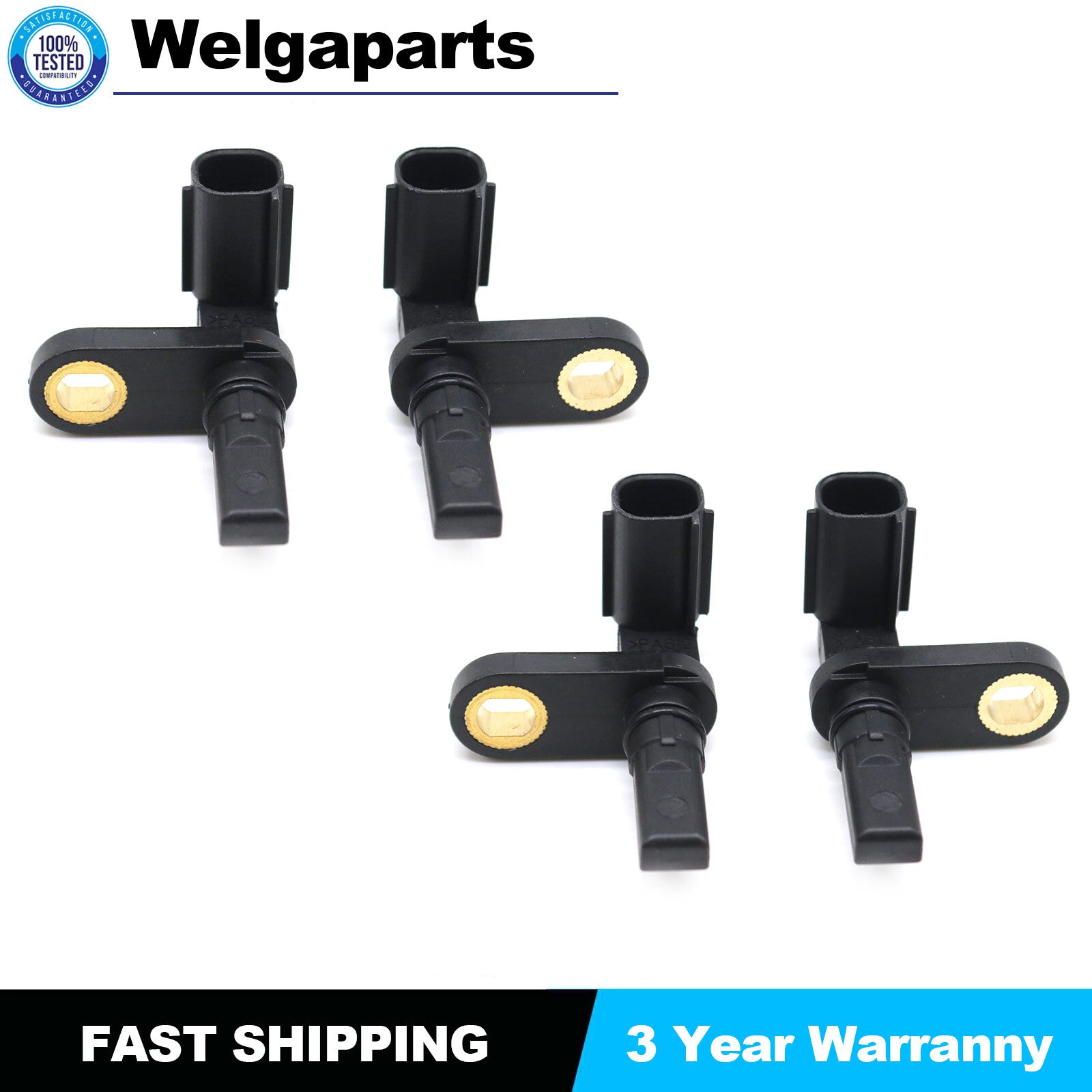 4x ABS Wheel Speed Sensor Left Right for Toyota Tundra Sequoia 4.0 4.6 4.7 5.7