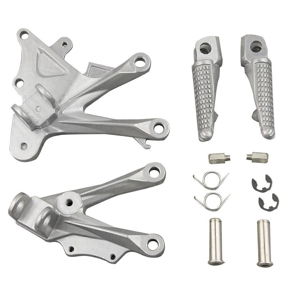 for KAWASAKI ZX10R 2006-2010 Rider Front Footpegs LR Footrest Brackets motor UK