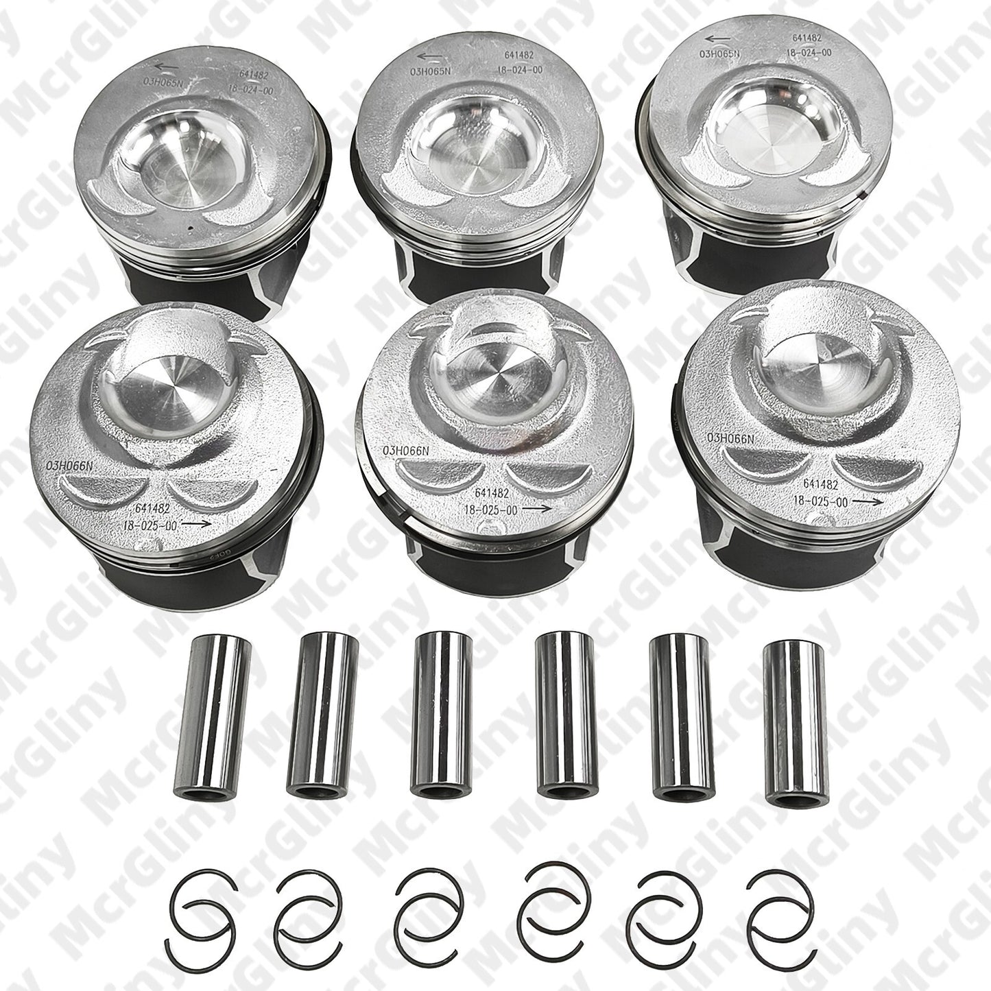 3.6-liter engine piston assembly and piston rings #03H107065N suitable for EOS for Passat and for Audi Q7. n