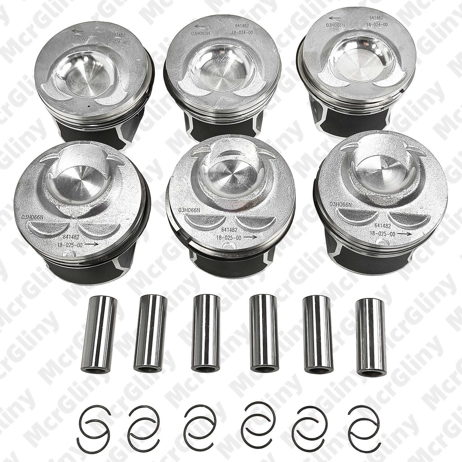 3.6-liter engine piston assembly and piston rings #03H107065N suitable for EOS for Passat and for Audi Q7. n