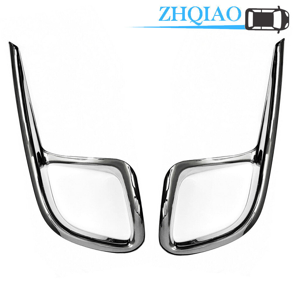 Chrome Rear Bumper Fog Light Molding Reflector Cover Trim Fits for Toyota Highlander