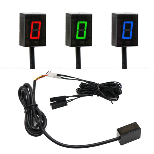 Motor Digital 6 Gears Indicator for Motorcycle Bike Display Shift Level