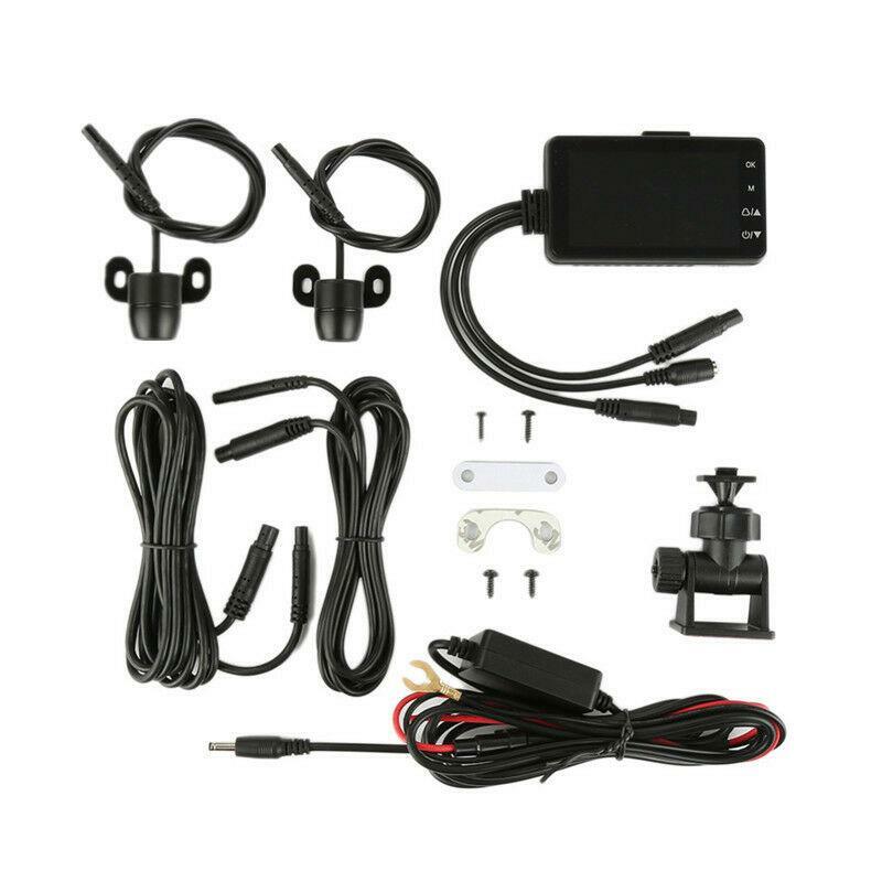 Motorcycle 3-inch LCD Dual-Camera DVR Recorder/Dashcam n