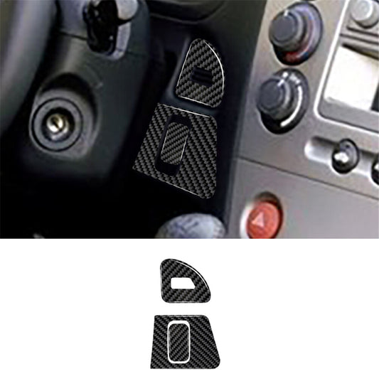 Carbon Fiber Interior Central Control Bottom Trim Cover for 2015-2017 v