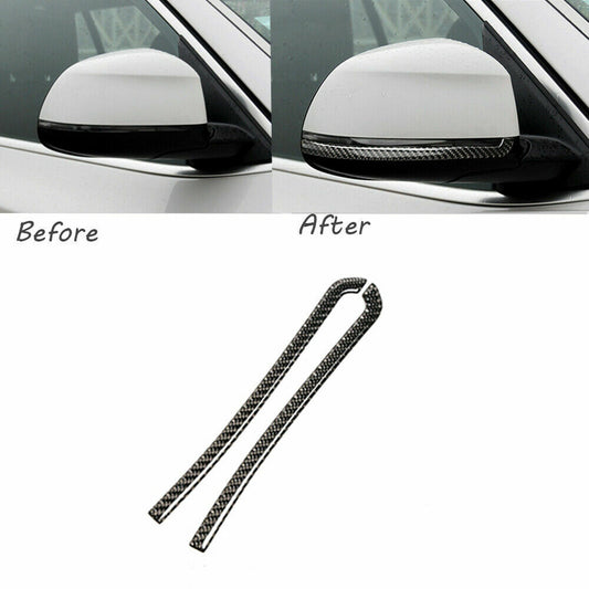 Carbon Fiber Interior Ring Trim Cover Fit for BMW X5 X6 F15 F16 2014-17