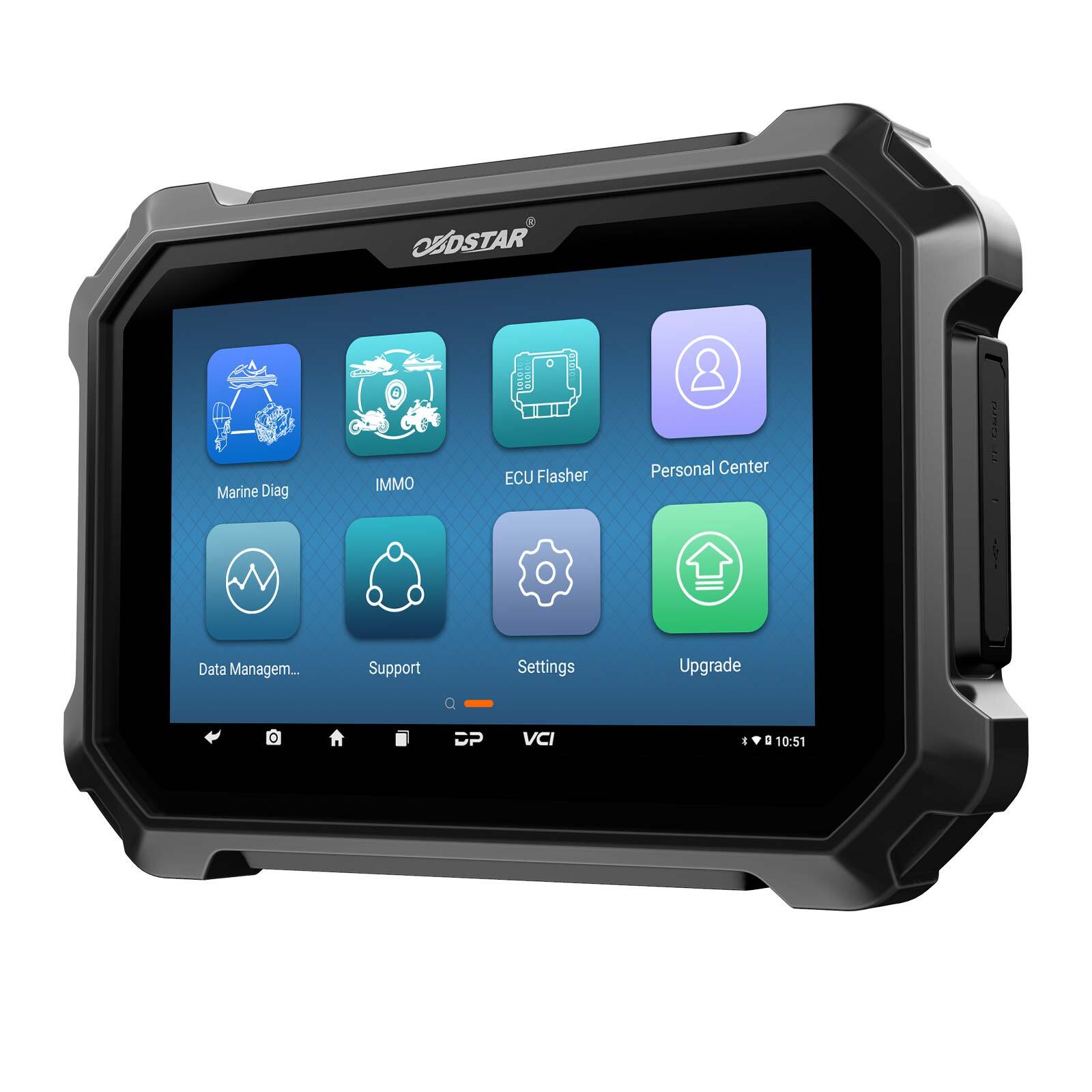 OBDSTAR D800 C+D Marine Diagnostic Tool For Inboard/ Generator Code clear Read