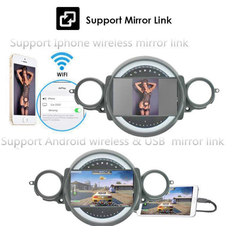 GPS Radio Player 9-inch 2+32GB Navigation FM for Mini Cooper R56 R60 2007-2013 n