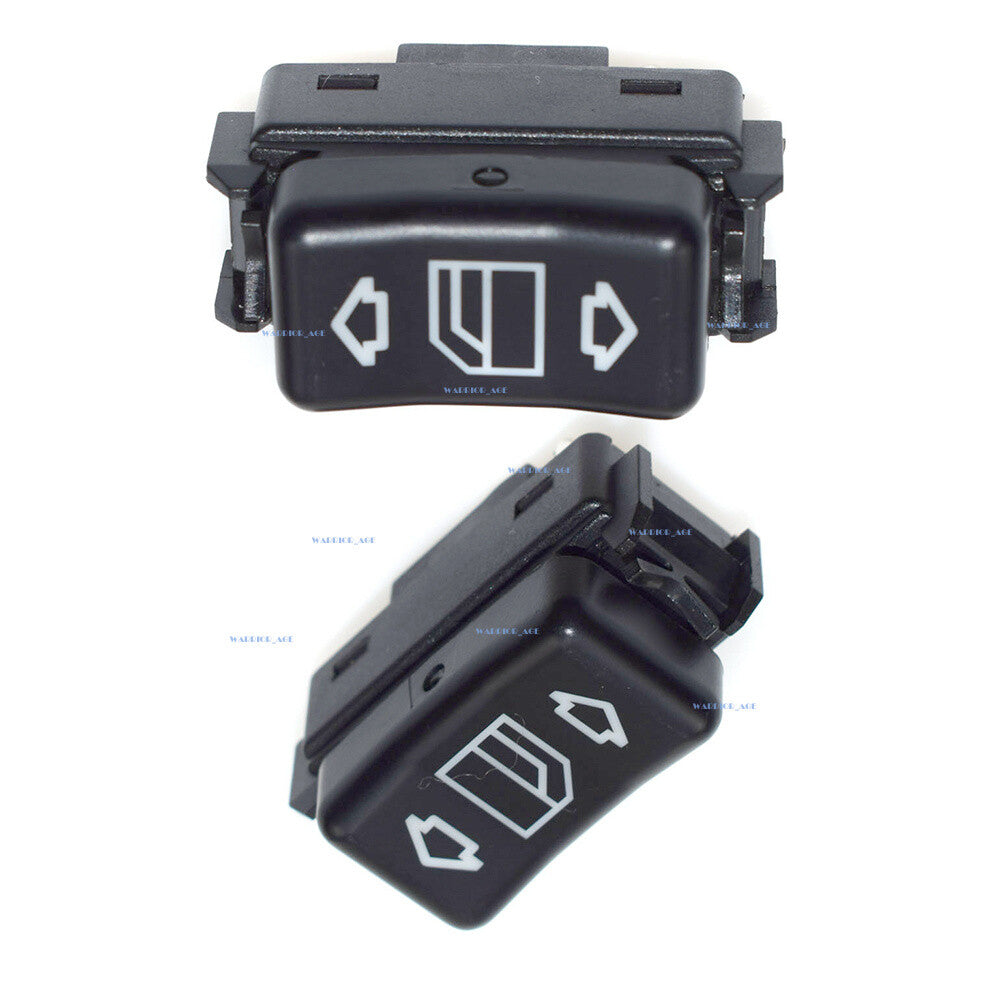 2Pcs Left Right Control Power Window Switch Fits for Mercedes-Benz W124 W126 W201