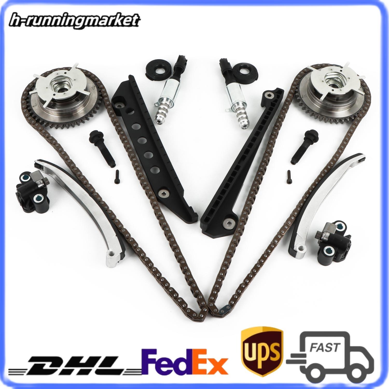 1set Timing Chain Kit Cam Phaser VCT Selenoid For 05-10 for Ford 4.6L TRITON 3-Valve