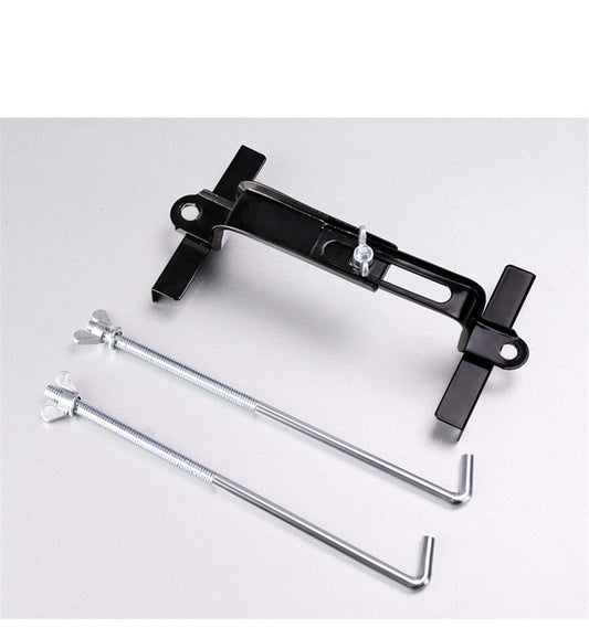 Universal Storage Battery Holder Adjustable Tray + Hold Down Clamp Bracket Kit Q
