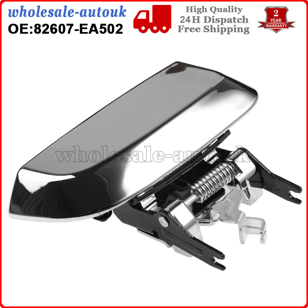 for NISSAN PATHFINDER R51 Outer Rear Right Door Handle Chrome Silver 82606-EA502 Q