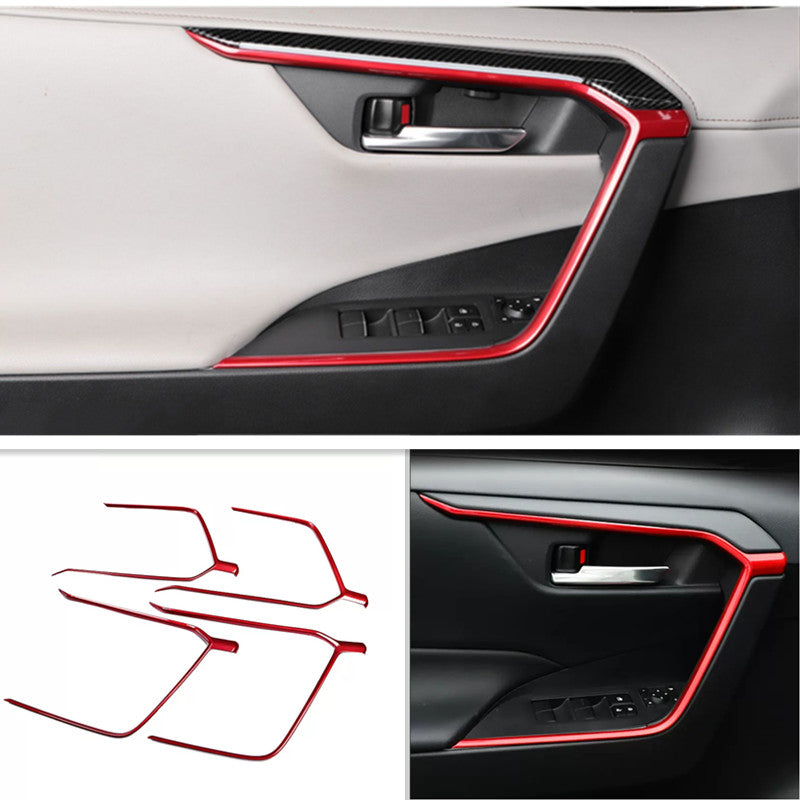 for Kia Carnival 2022-2023 Carbon Fiber ABS Door Handle Bowl Molding Cover Trims v