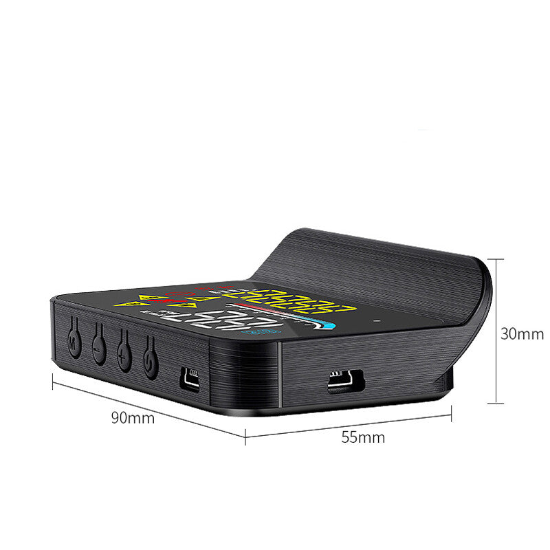Head-up Display (HUD) with OBD2/GPS Dual System, 3.5-inch Windshield Projector n