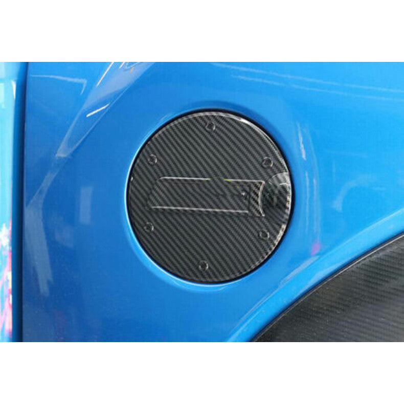 Carbon Fiber Front Bumper Fog Light Lamp Cover Trims For Sentra 2020-2023 v