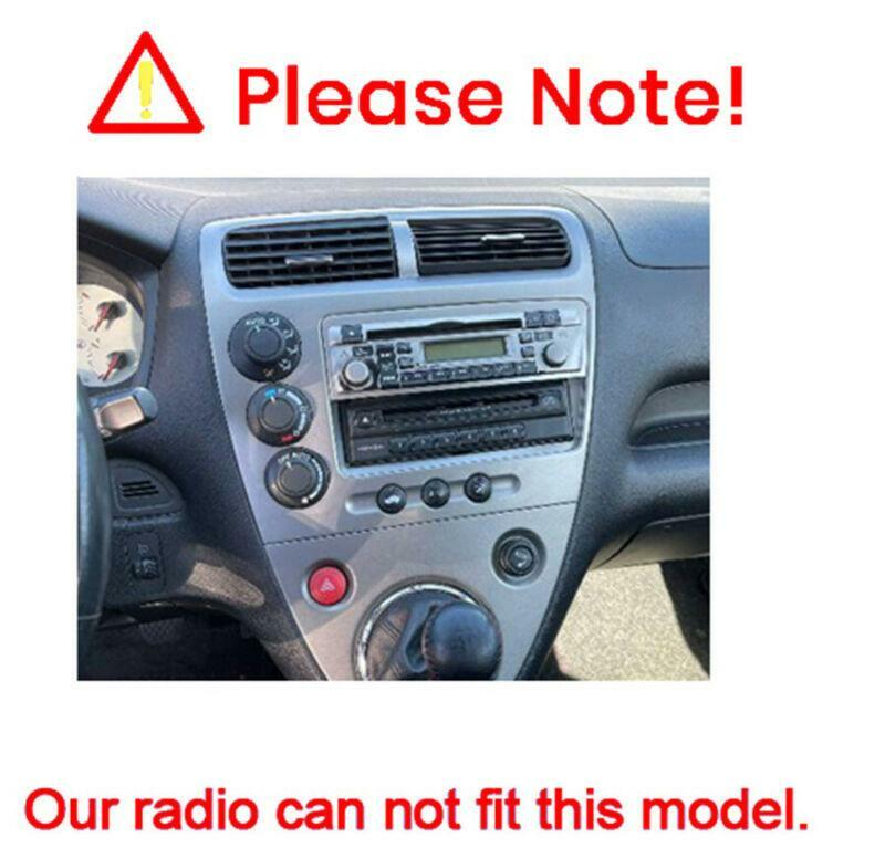 Compatible with 2000-2006 for Honda for Civic Android 10.0 Radio GPS Player Stereo Headset 2+32GB n