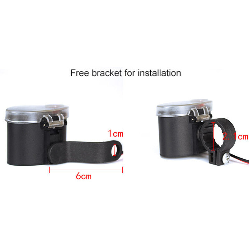 12V Waterproof USB Motorcycle/Scooter Handlebar Charger Socket with Switch and Mounting n