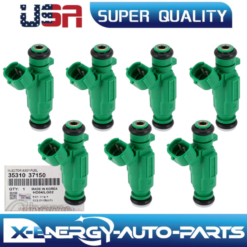 6X Fuel Injector 6PACK Fits 99-10 for Hyundai for Kia 2.5L 2.7L 35310-37150