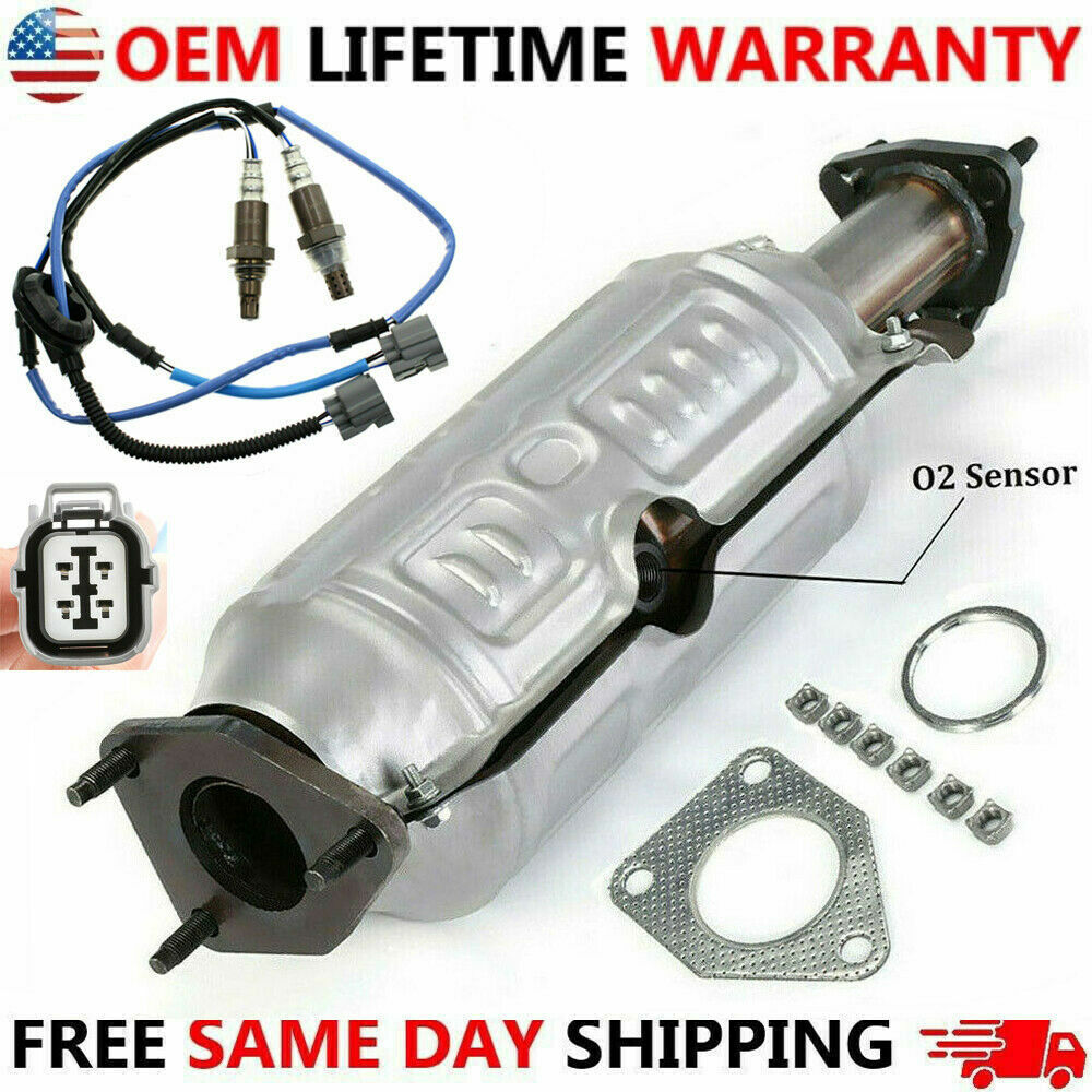 Cat with Up  Downstream O2 Sensor For 03-07 for Honda Accord 2.4L