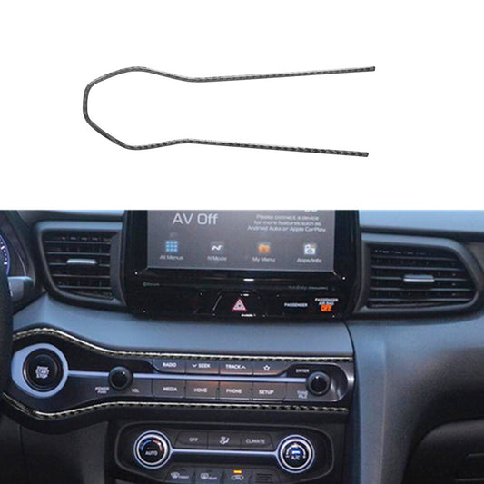 4Pcs Carbon Fiber Floor Console Panel Cover Trim for LEXUS RX330 RX350 2004-2009 v