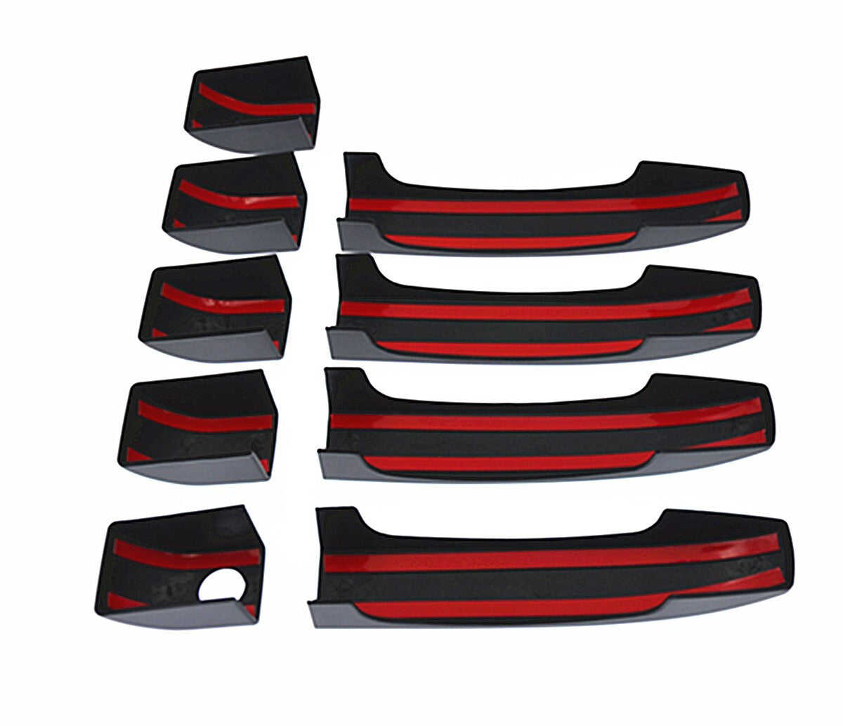 Matt black ABS Door Handle Cover for Land Rover Range Vogue L322 2002-2012 NEW