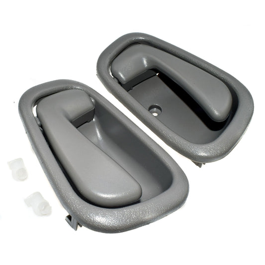Fit for Corolla 1998 - 2002 Dual Interior Door Handles Gray Front and Rear Left and Right - v