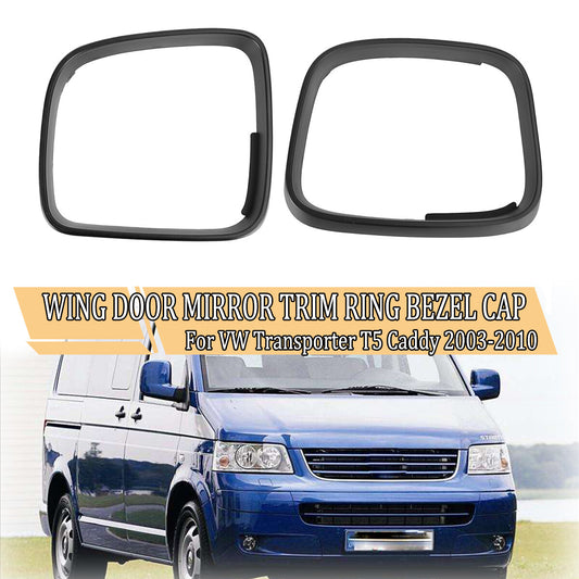 Caddie wing mirror cover, door trim ring, frame cap LH+RH kit for Volkswagen Transporter T5