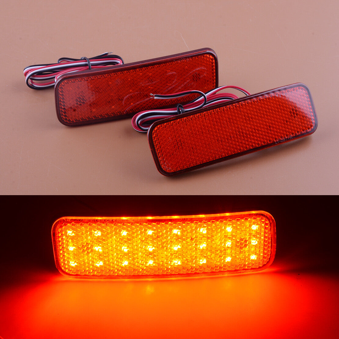Rear Bumper Reflector Light Tail Lamp Fit for Transit Custom Connect v