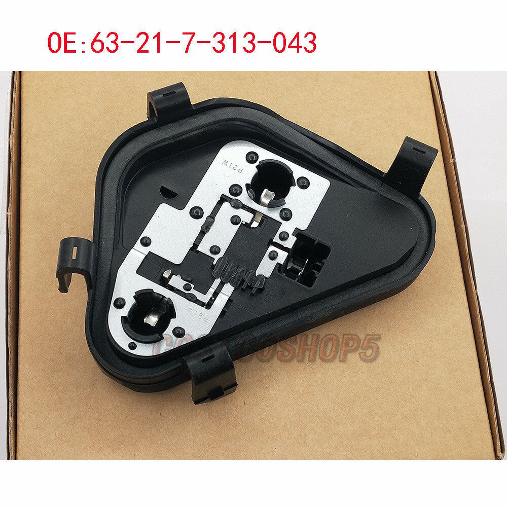 For 2012-2015 for BMW 328i DRIVER LEFT TAILLIGHT BULB HOLDER SOCKET+ 2PCS BULBS OE