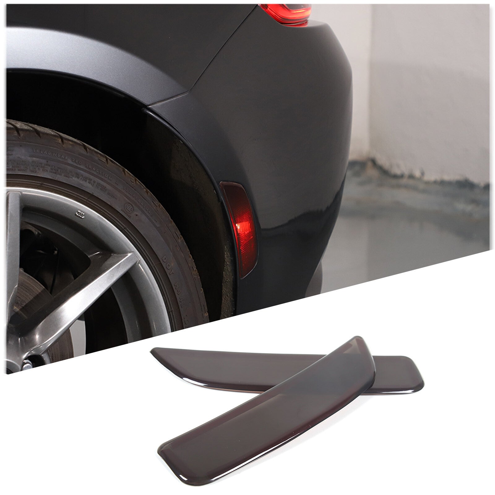 For Escape 2013-19 Left Driver Side Fender Rear View Triangle Molding- v