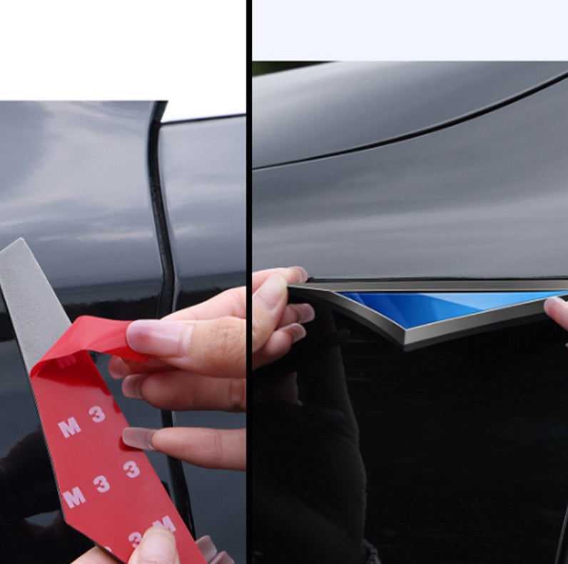 Car cover badges, front and rear trunk boot badges, black, for Cadillac for Escalade 2021 - 23