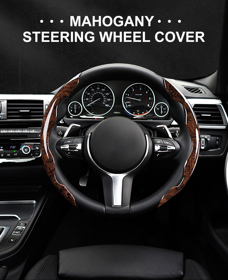 Steering Wheel Covers Leather ABS Car Booster Anti-skid Protector Accessories