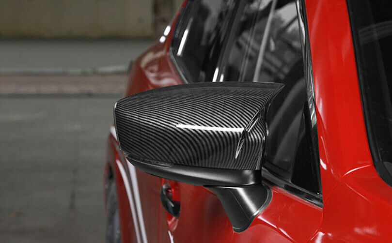 for Mazda 6 Atenza 2020-21 Carbon Fiber ABS Ox Horn Side Door Mirror Cover Trims