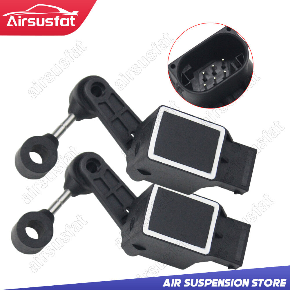 2x Fit for Jaguar XJ8 X350 2004-2007 Front Ride Control Height Level Sensor 6 Pins