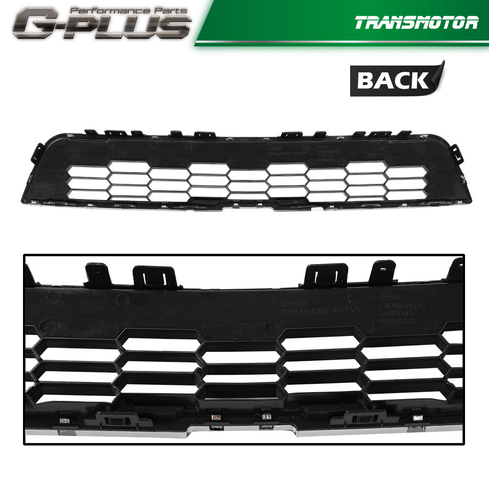 Front bumper upper grill grill for CHRome and black fits for Sonic 2012 - 2016- v