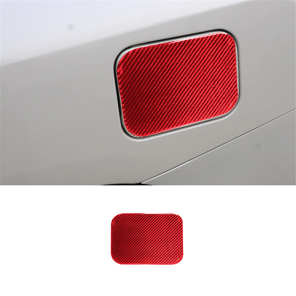 Red Carbon Fiber Console Speedmeter Surround Cover Trim for Mustang 2005-09 v