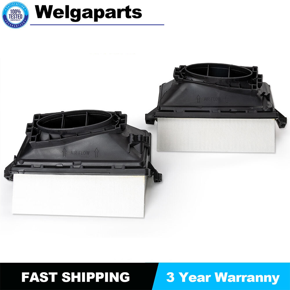 2X Left +Right Engine Air Filter Set for Mercedes-Benz GL350 S350 2012-2016