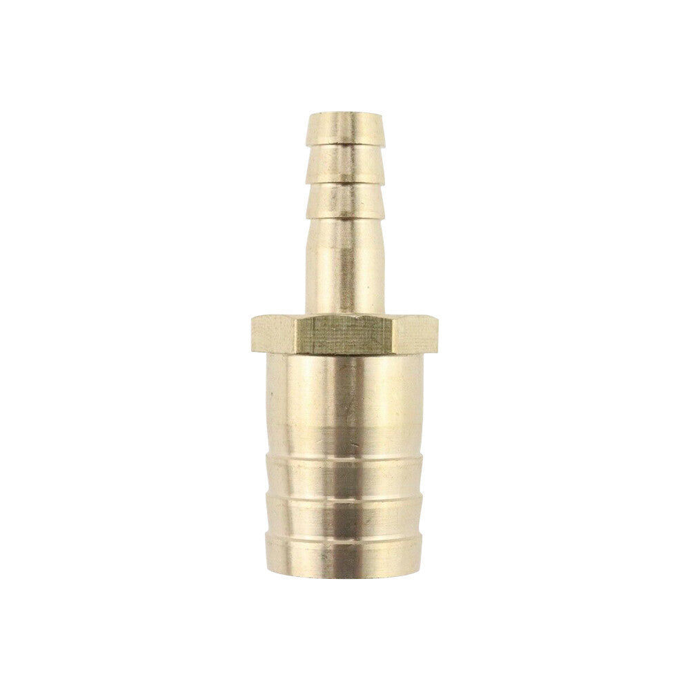 1X Union Hose Barb Brass Fitting Splicer Gas Reducer (10mm×20mm) 3/8 to 3/4 Q