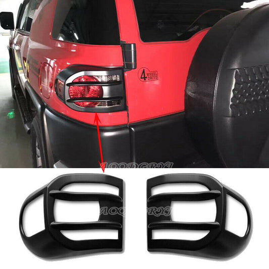 for Toyota FJ Cruiser 2007-2021 Matte Black Rear Taillight Tail Light Lamp Cover
