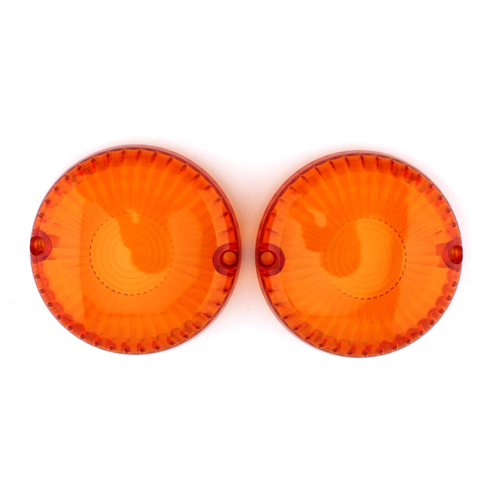 for Yamaha V Star 650 1100 Vmax 1200 Amber 2x Turn Signal Light Lens Cover Q