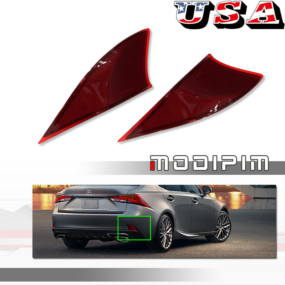 Anti collision reflector light rear light right/left lens suitable for Lexus IS250 IS350 2014-2020- v
