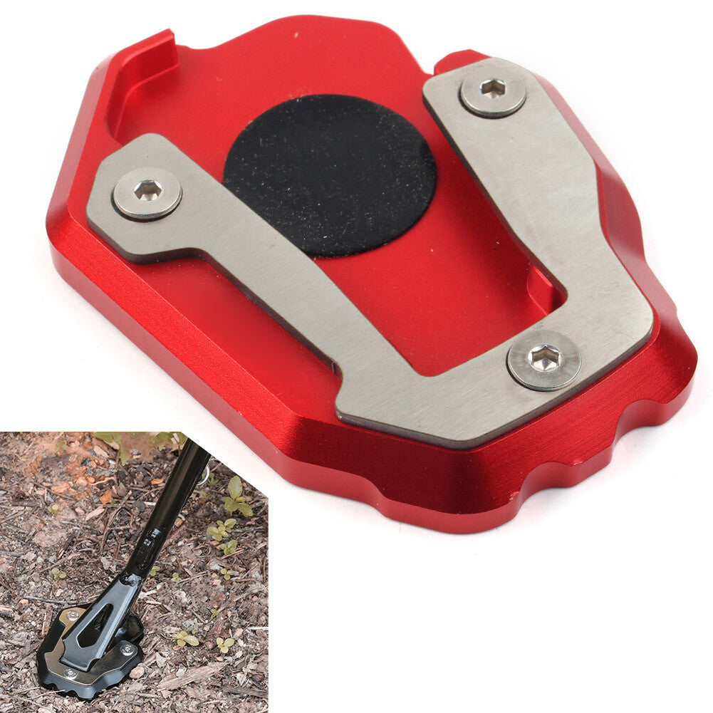 CNC Kickstand Verl?ngerungsplatte f¨¹r for Honda CRF1100L L4 Afrika Twin Schwarz Rot